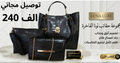 Sac croco noir