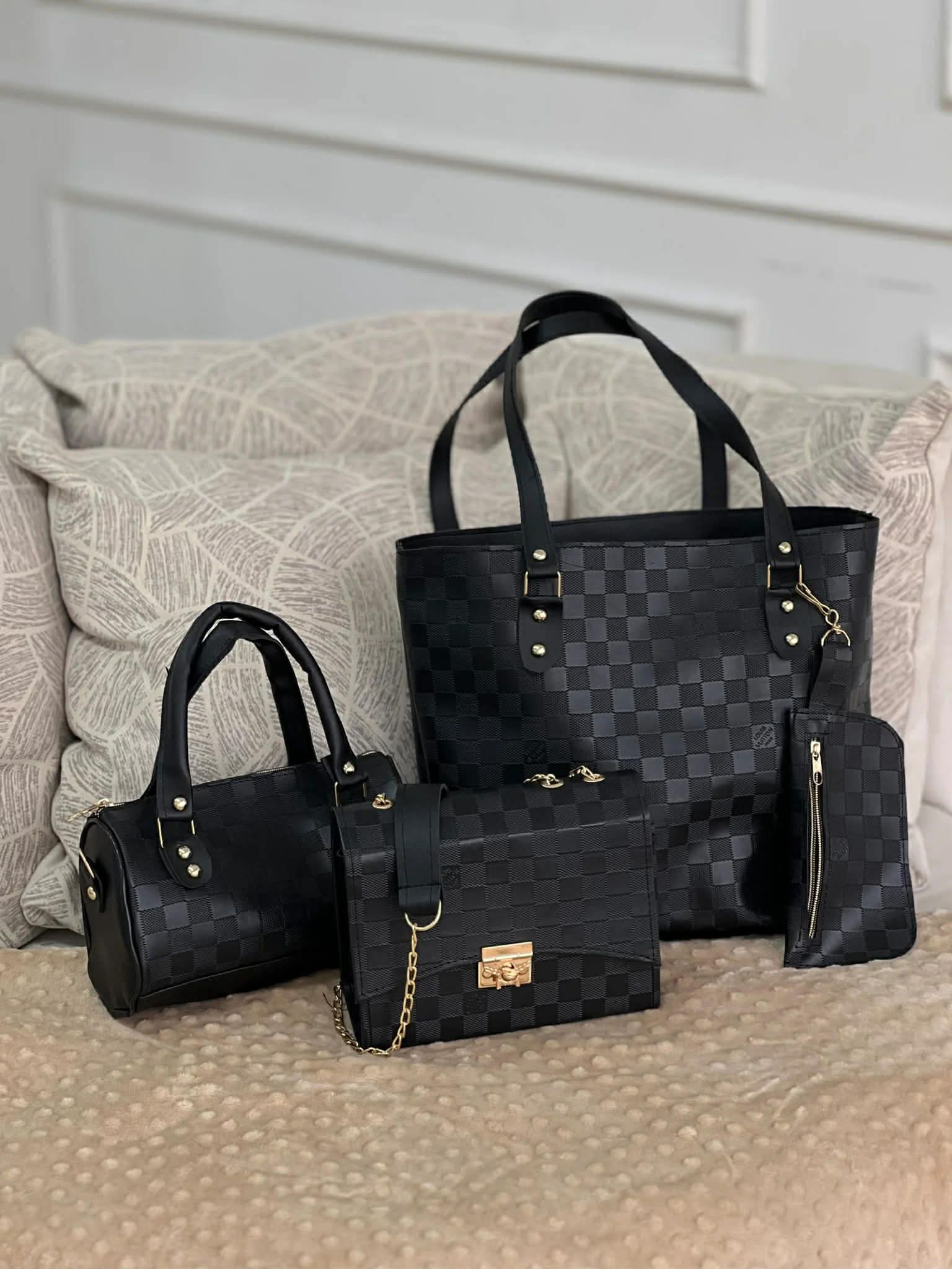 Sac noir 4pcs