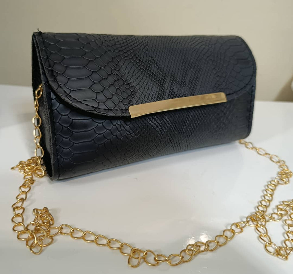 Sac serpent noir