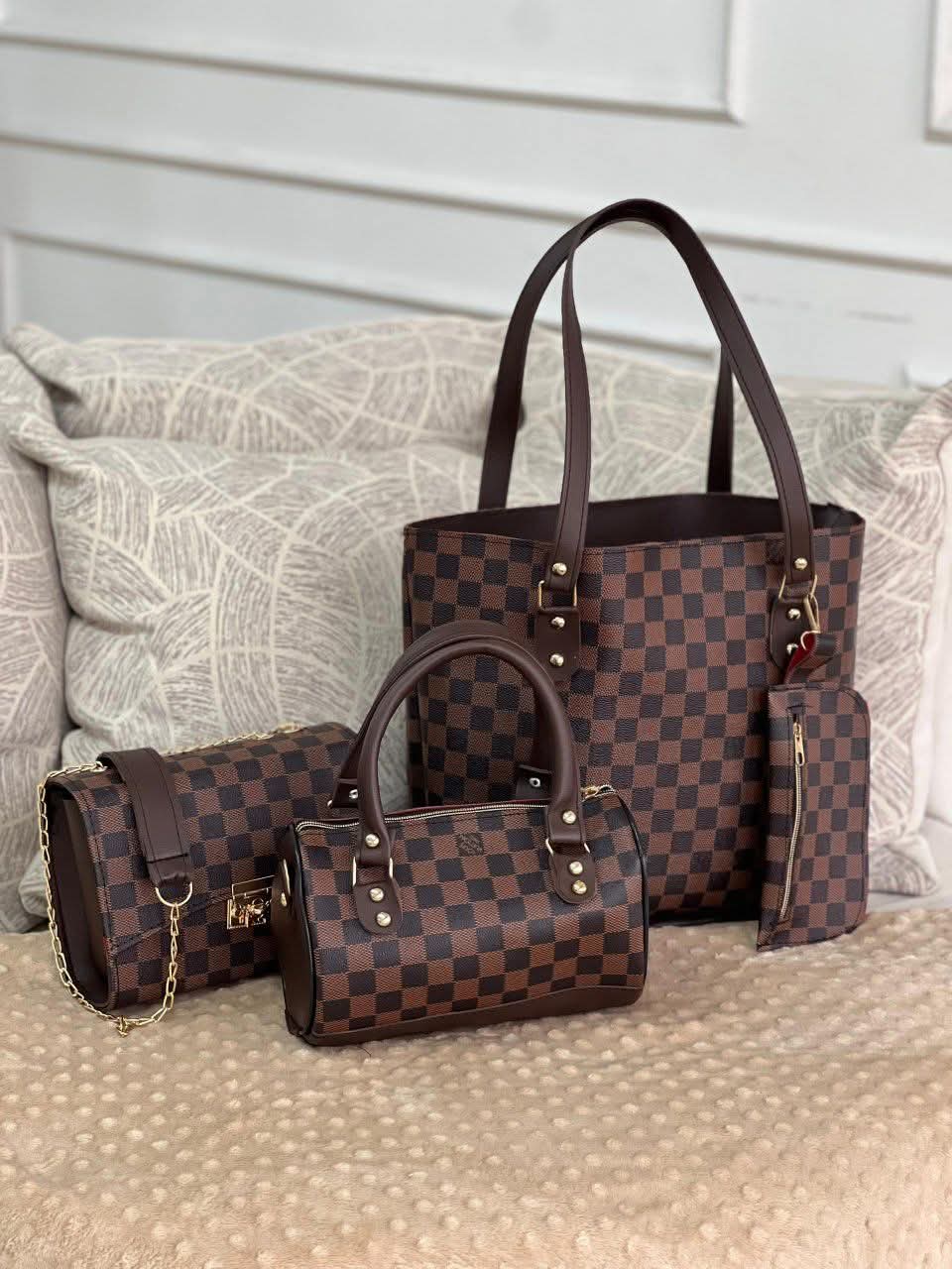 Sac marron 4pcs